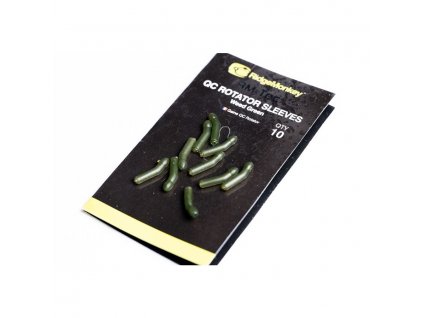 18807 ridgemonkey prevlek rm tec quick change rotator sleeves weedy green 10ks