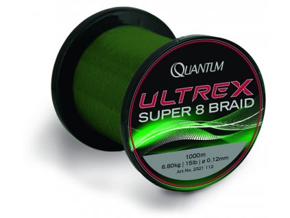 20025 quantum ultrex super 8 braid 1000m 10kg 0 17mm zelena