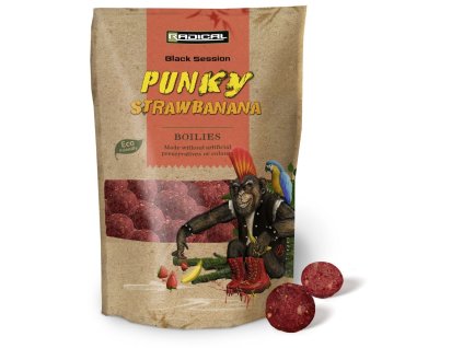 20052 radical punky strawbanana boilie 20mm 1kg