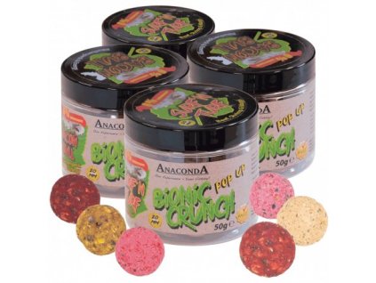 21105 pop up boilie anaconda bionic crunch 50g garlic bomb