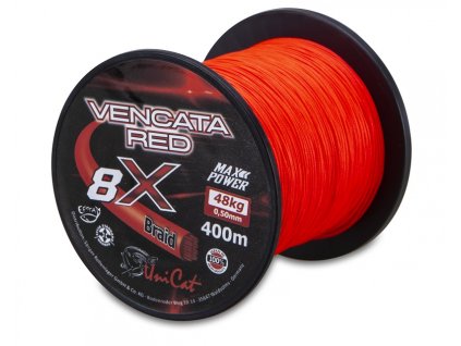 23451 uni cat snura 8 x vencata red 0 60mm 400m 57 kg