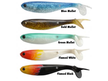 9567 black cat mullet shad 15 cm 2 ks