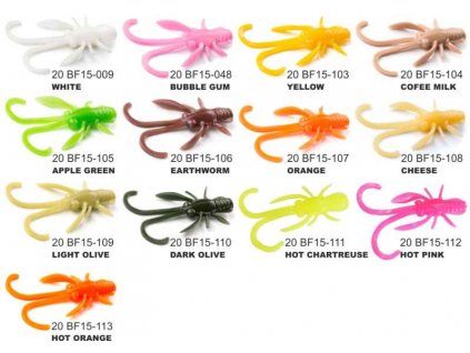 12396 dipovane umele nastrahy fishup baffi fly 38mm 10ks