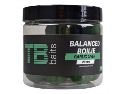 tb baits vyvazene boilie balanced atraktor garlic liver 100 g