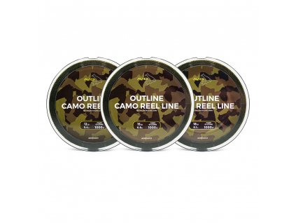 Avid Outline Camo Reel Line 0,33 mm / 300 m