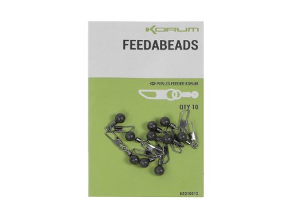 Korum průjezdy Feedabeads 10 ks