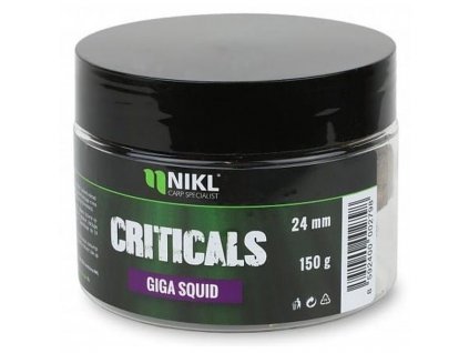 Nikl Criticals boilie Giga Squid 150g