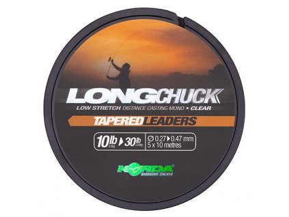 korda sokovy vlasec longchuck tapered leaders clear 5x10 m