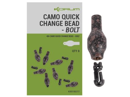 Korum rychlovýměnný korálek Camo Quick Change Bead - Bolt