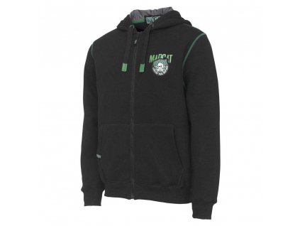 madcat badge logo full zip sweatshirt