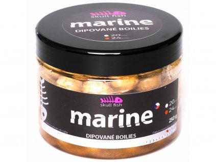 Skull fish dipované boilies MARINE 250 g