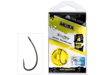 Mikado háček - TERRITORY - MUSA - TEFLONOVÝ POTAH - 10 ks
