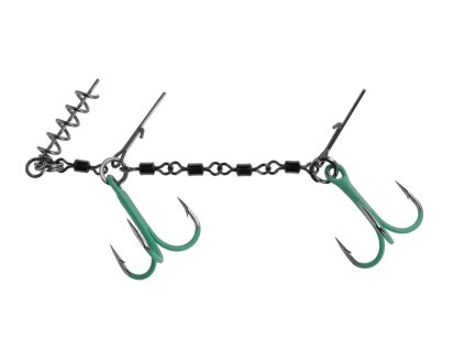 Mikado stinger Jaws Double Evo Stinger Fluo - 1ks