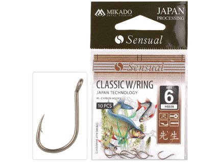 Mikado háček - SENSUAL - CLASSIC W/RING LBR - 10 ks