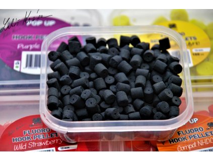 6249 lk baits pop up hook pellets black halibut 150ml 8mm