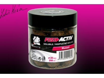 6267 lk baits fish activ mussel 250ml 20mm