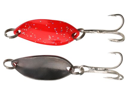 Mikado třpitka - TROUT CAMPIONE MINI 2.2cm/2,4g - ČERVENÝ ČERNÝ