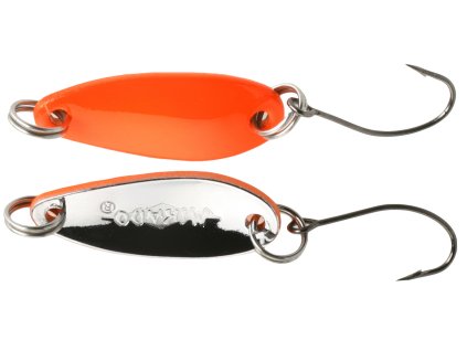 Mikado třpitka - MINI SPOON 2.4cm - ORANŽOVÁ - STŘÍBRNÁ