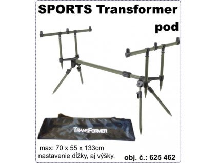 6576 sports transformer pod pro tri rybarske pruty