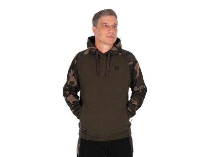 Fox Premium 310 Hoodie - Khaki/Camo (Varianta Khaki  / Camo pullover premium 310 hoodie - 3XL)