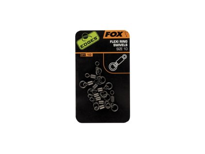 Fox EDGES™ Flexi Ring Swivel (Varianta EDGES™ Flexi Ring Swivel - Size 7)