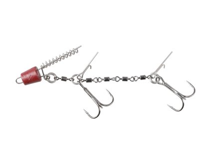 Mikado montáž STINGER - JAWS DOUBLE EVO STINGER - 25kg - TROJHÁČKY VEL. 1/0 - 2 ks