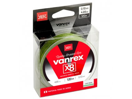 8766 lucky john braided line vanrex x8 0 10mm 5 40 kg 120m