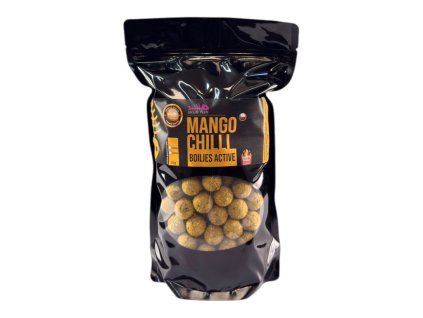 Skull fish boilies PREMIUM ACTIVE  MANGO/CHILLI 1 kg