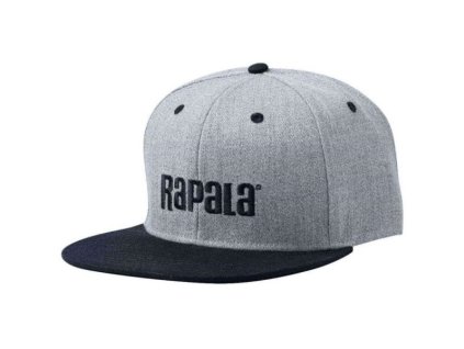 rapala ksiltovka cap flat brim grey black