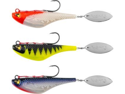 black cat nastraha mad flash spin tail shock perch 14 cm 82 g (3)