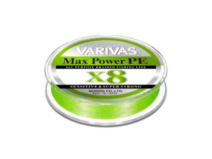 VARIVAS šňůra Max Power PE X8 Lime Green 150m