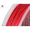 5598 2 navazcova snura hell cat leader braid line red 1 40mm 125kg 20m