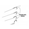 7707 1 extra carp round rig rings 3 1 mm