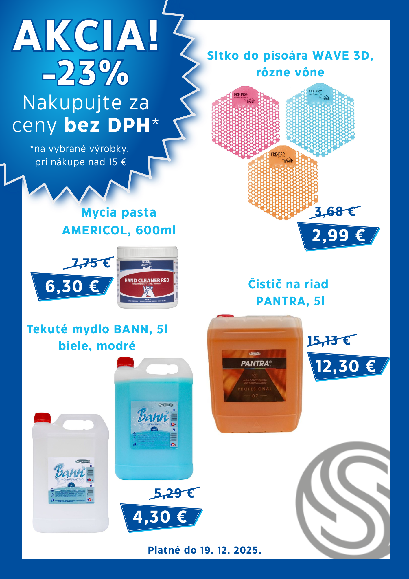 AKCIA NA VYBRANÝ TOVAR!