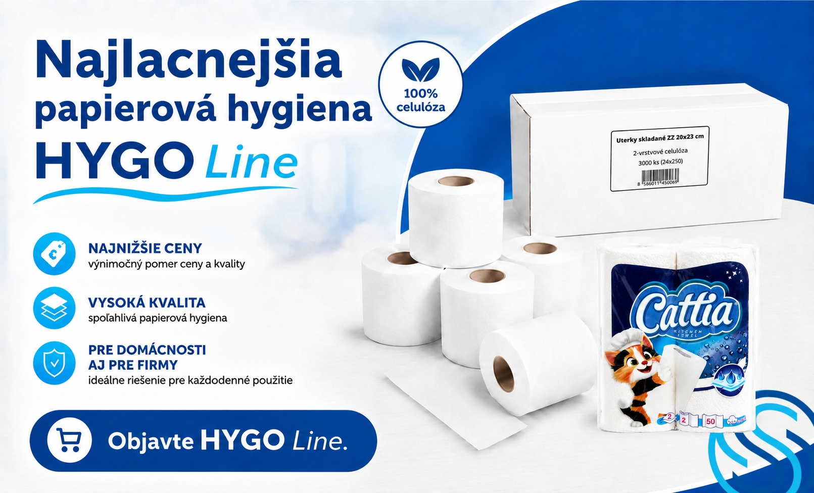Papierová hygiena HYGO Line