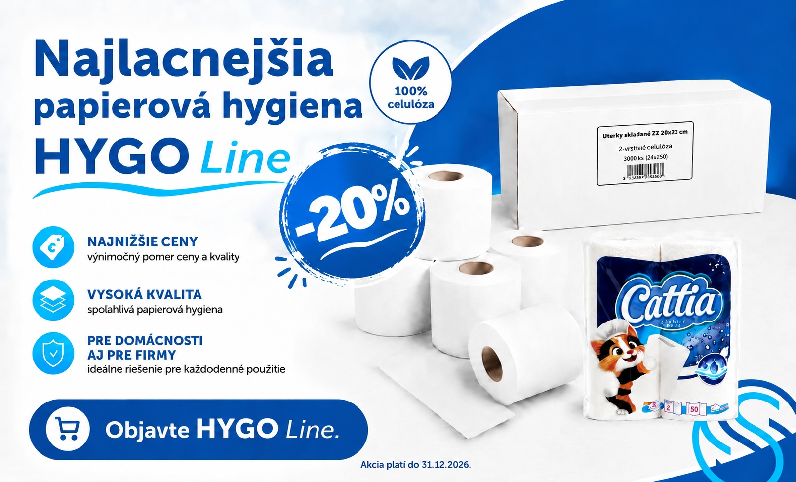Papierová hygiena HYGO Line
