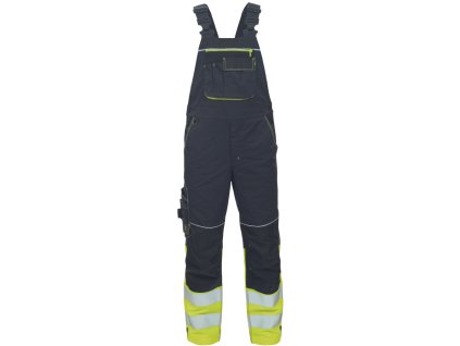 Nohavice KNOXFIELD HVPS DW, na traky (Veľkosť 46, Farba Antracit / oranžová HV)