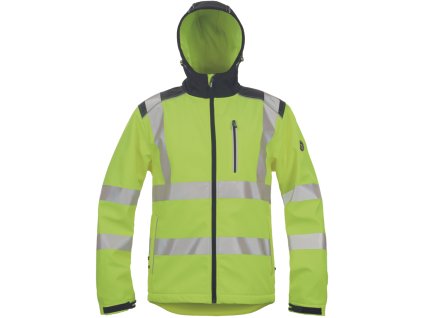 Bunda KNOXFIELD HVPS, softshell (Veľkosť L, Farba Žltá HV)
