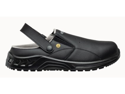 Obuv BLACK Slipper, SB ESD, šľapky