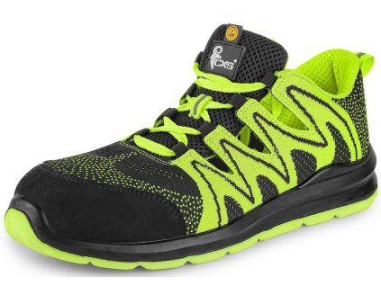 Obuv TEXLINE OLIB, S1P ESD, poltopánka (Veľkosť 34, Farba Čierna)