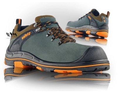 Obuv BRAGA, S3L FO HRO SR, poltopánka (Veľkosť 43, Farba Šedá)