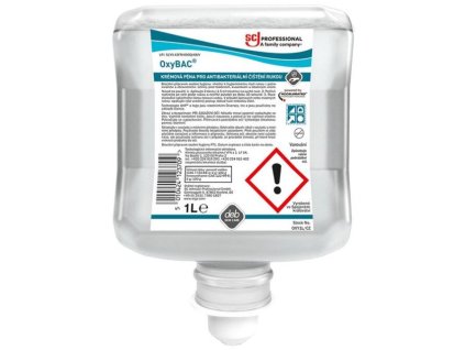 Mydlo penové DEB OxyBac Foam Wash, 1l, bez parfému
