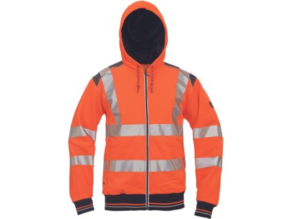 Mikina KNOXFIELD HVPS, s kapucňou (Veľkosť XS, Farba Žltá HV)