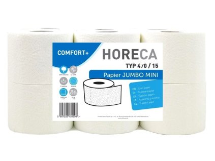 Papier toaletný HORECA Premio, 2vr., 50m, 12ks/bal.
