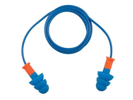 Zátky ušné CONICFIRDE, s lankom, 10 párov, 34 dB