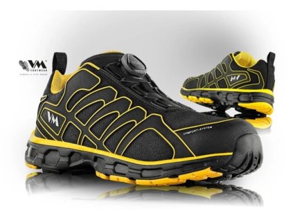 Obuv PHILADELPHIA, S1P BOA, poltopánka (Veľkosť 42, Farba Žltá)