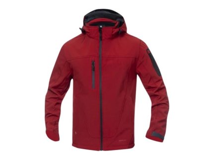 Bunda SPIRIT, softshell (Veľkosť L, Farba Červená)