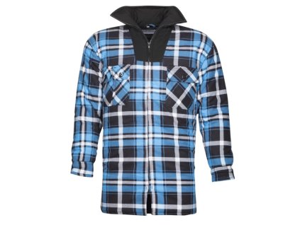 Košeľa JONAH, flanelová, zimná (Veľkosť 3XL, Farba Modrá)