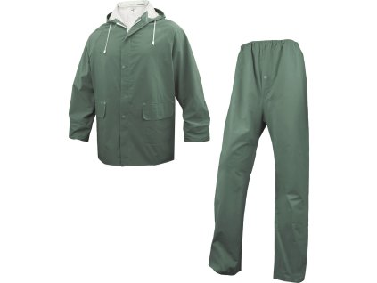 Oblek 304, nepremokavý (Veľkosť M, Farba Zelená)