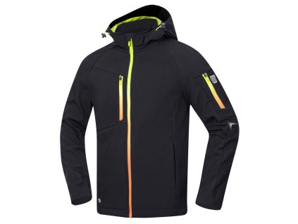 Bunda CREATRON, softshell (Veľkosť L, Farba Čierna)